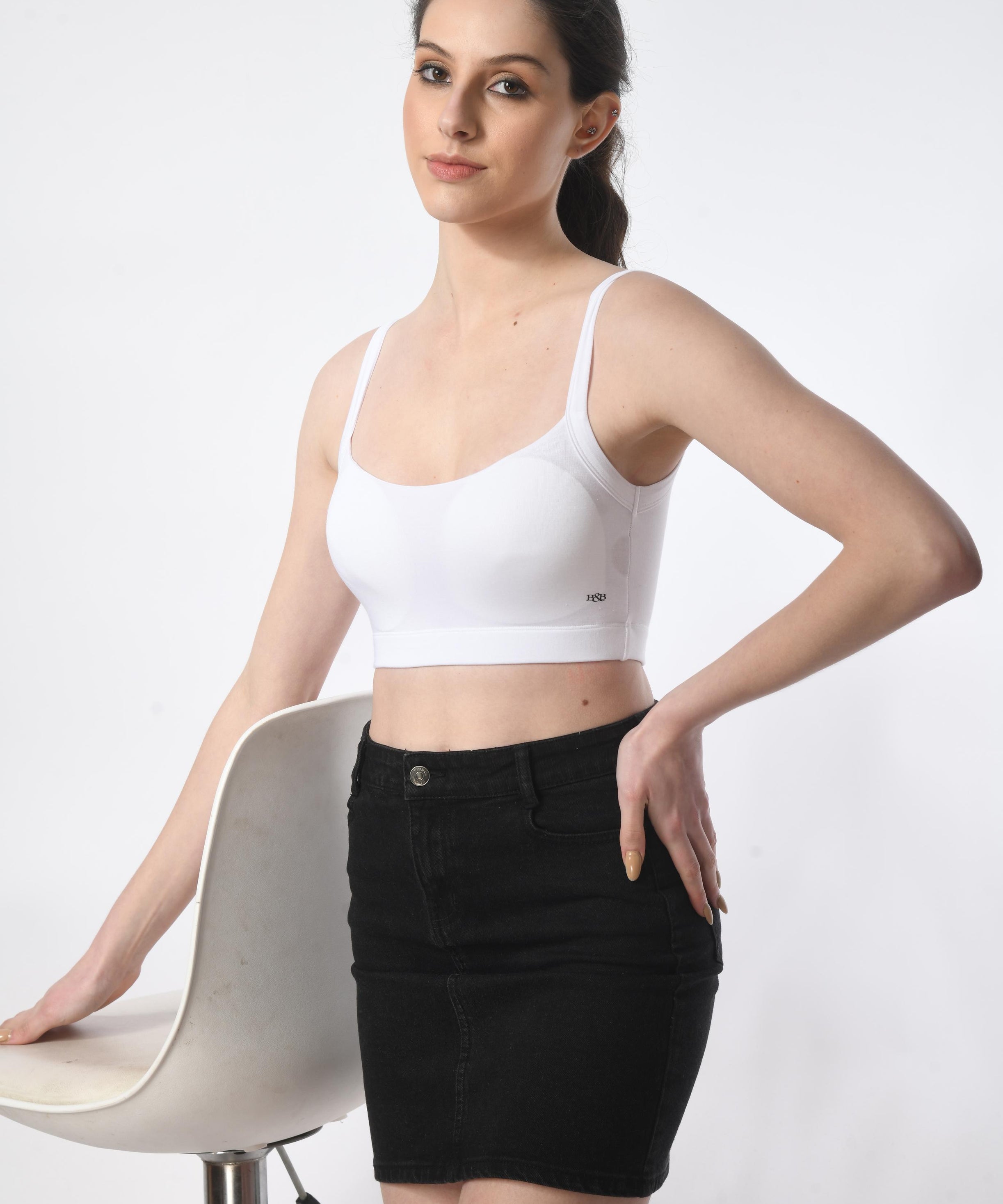 Wide Neck Bra # 8064
