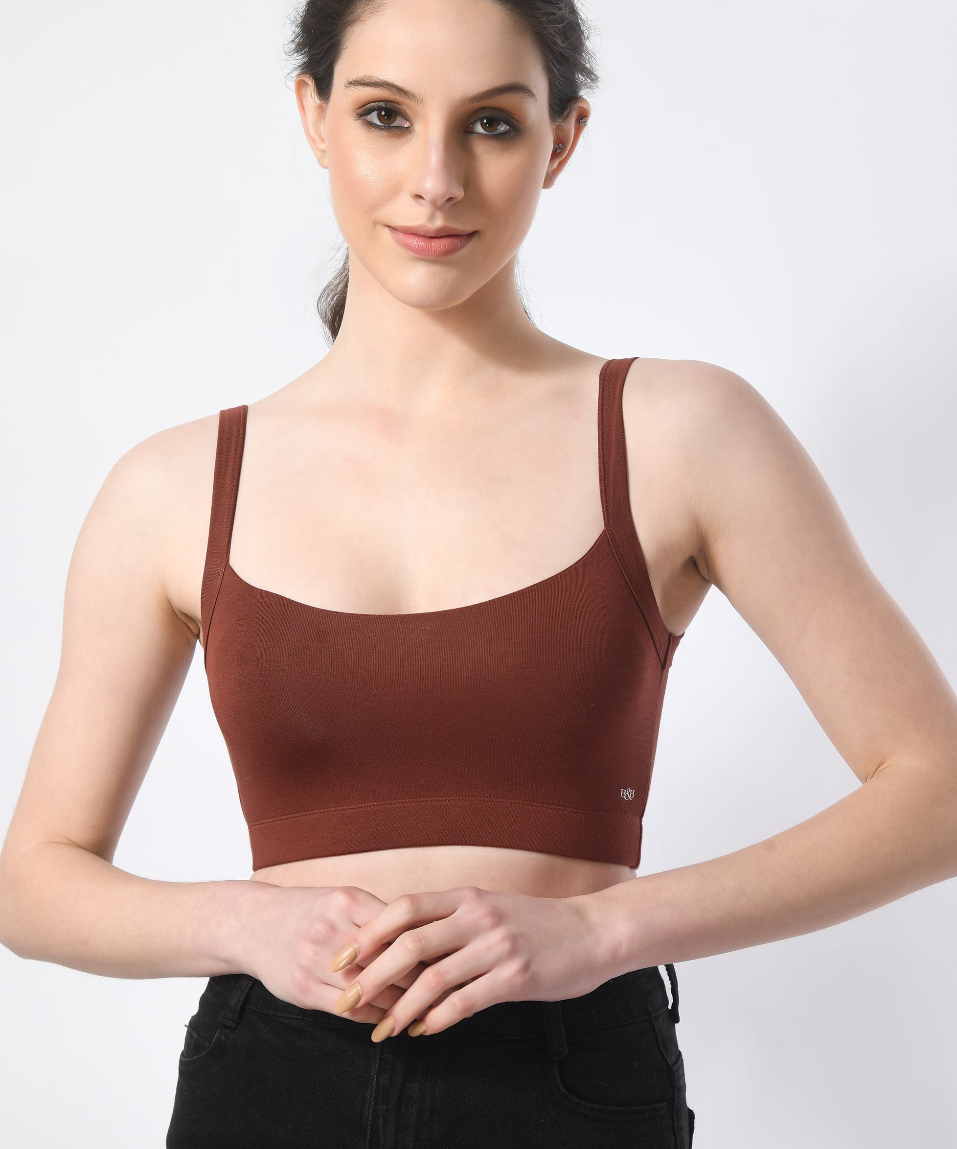 Wide Neck Bra # 8064