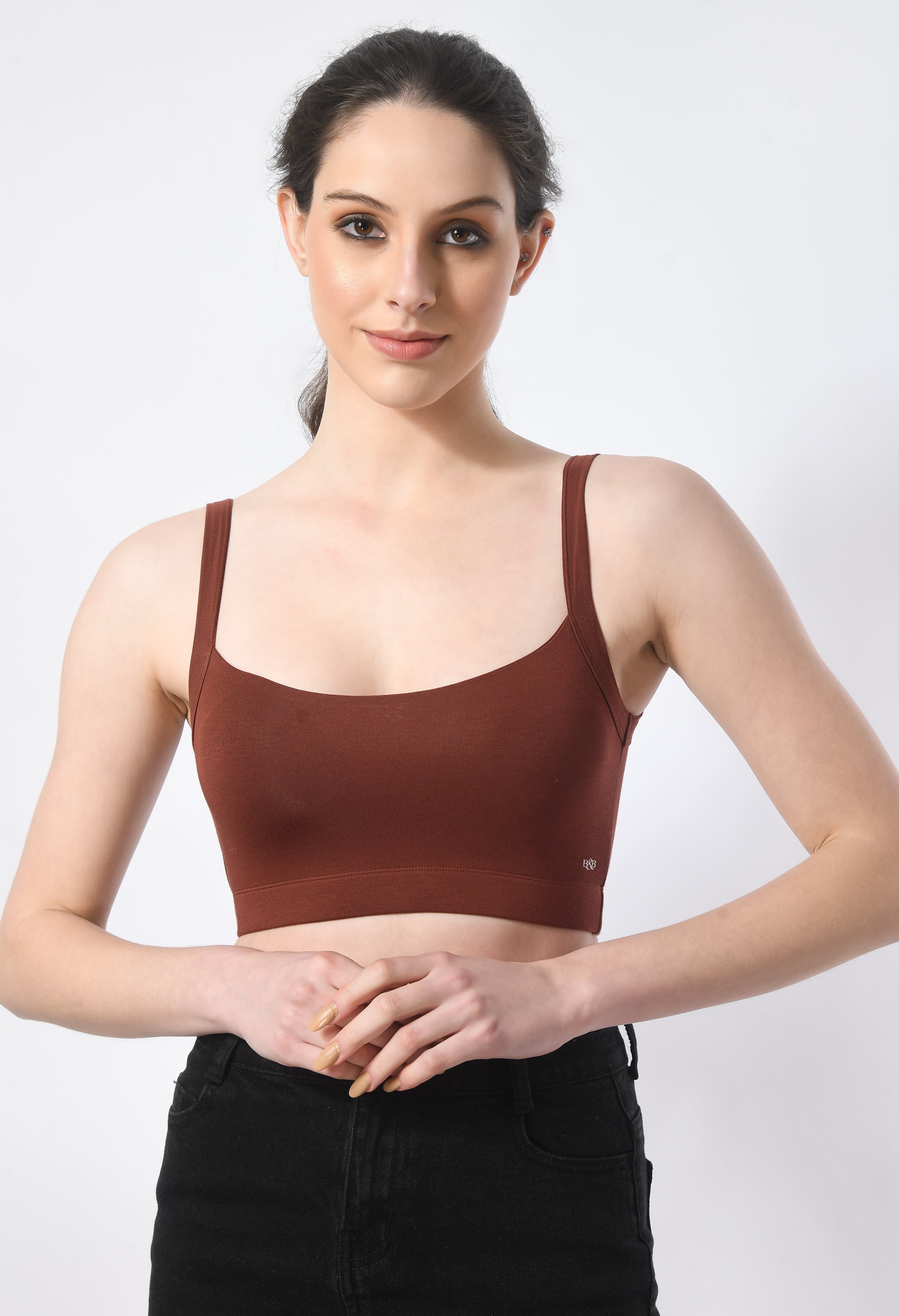 Wide Neck Bra # 8064