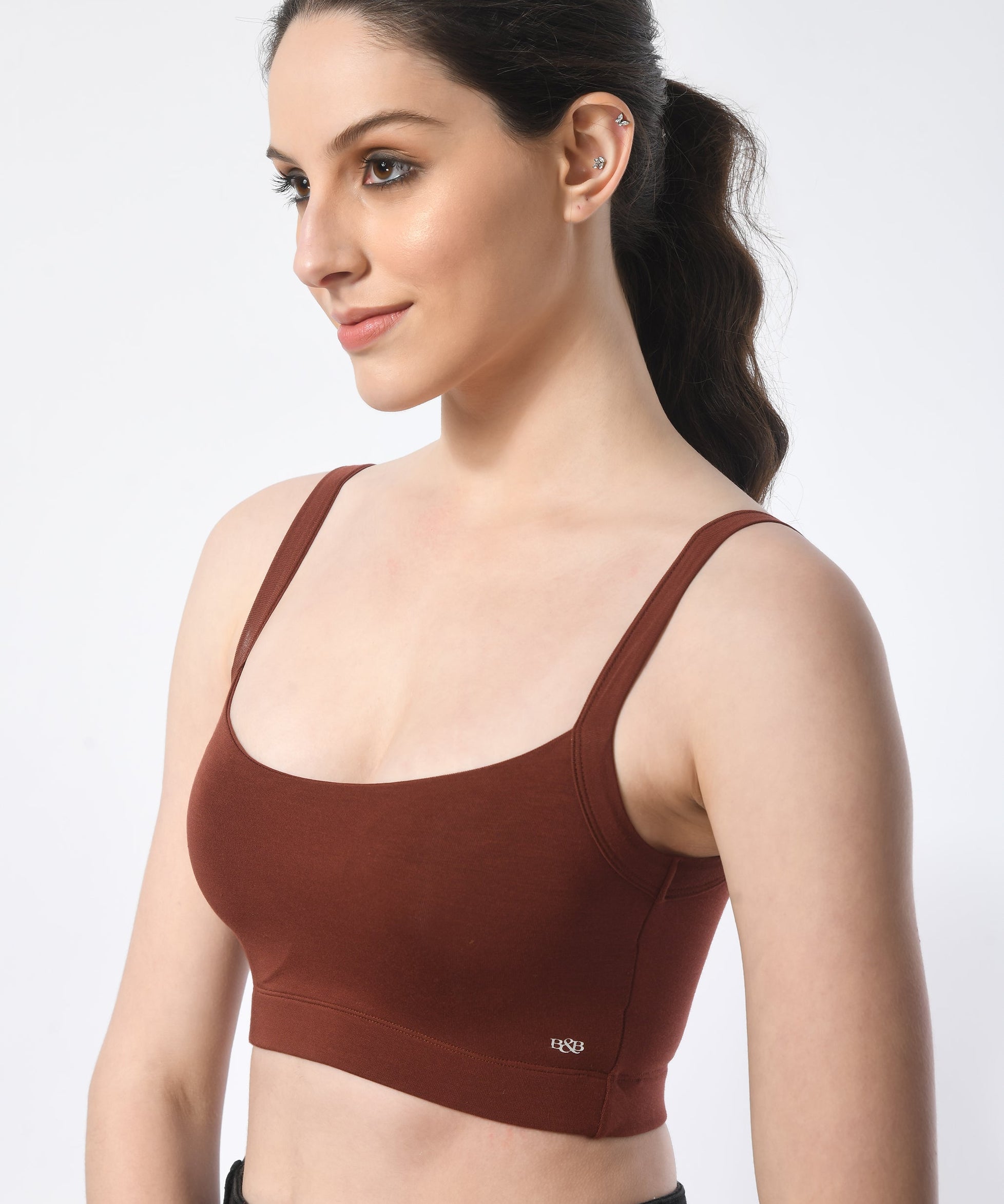 Wide Neck Bra # 8064