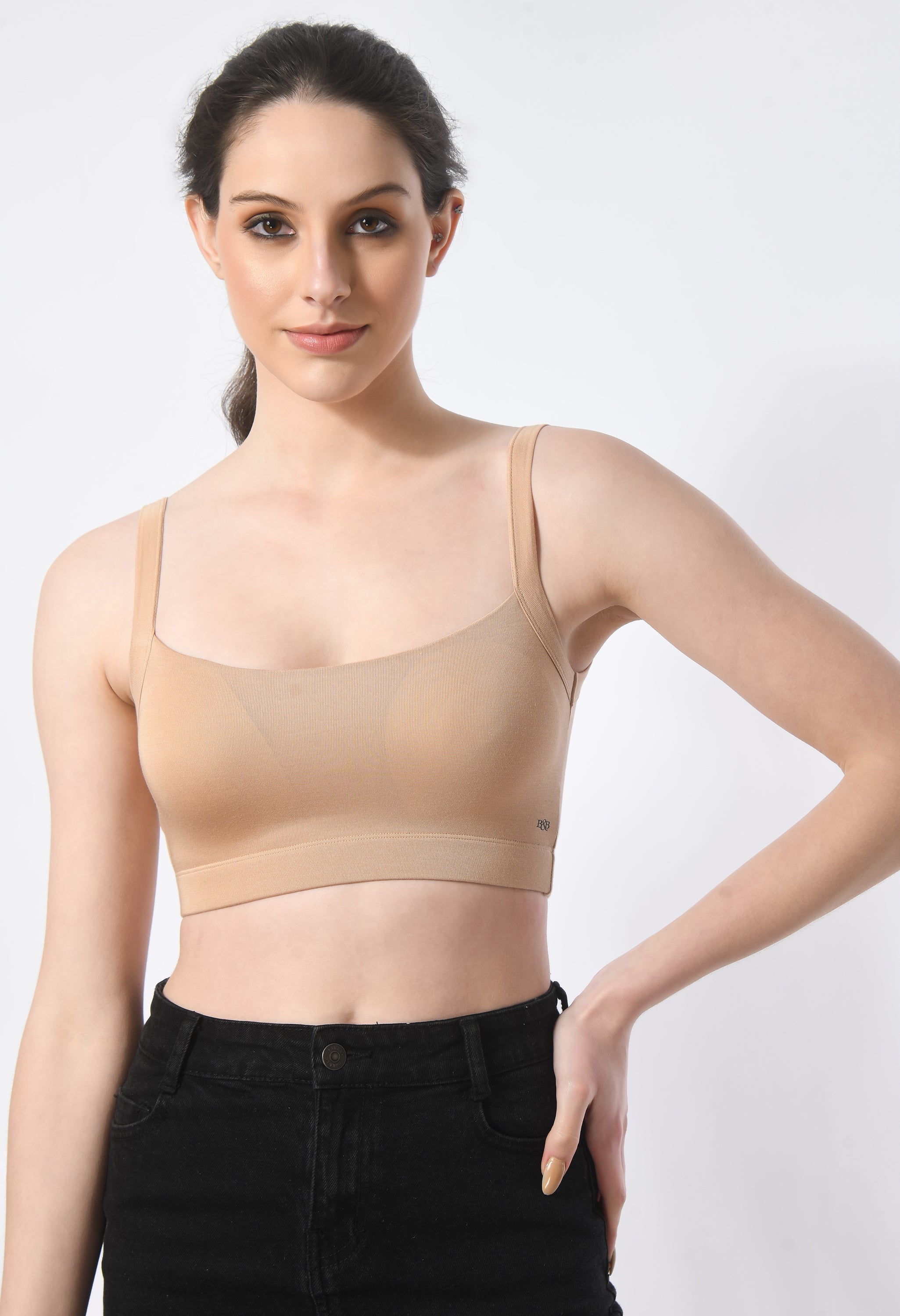 Wide Neck Bra # 8064