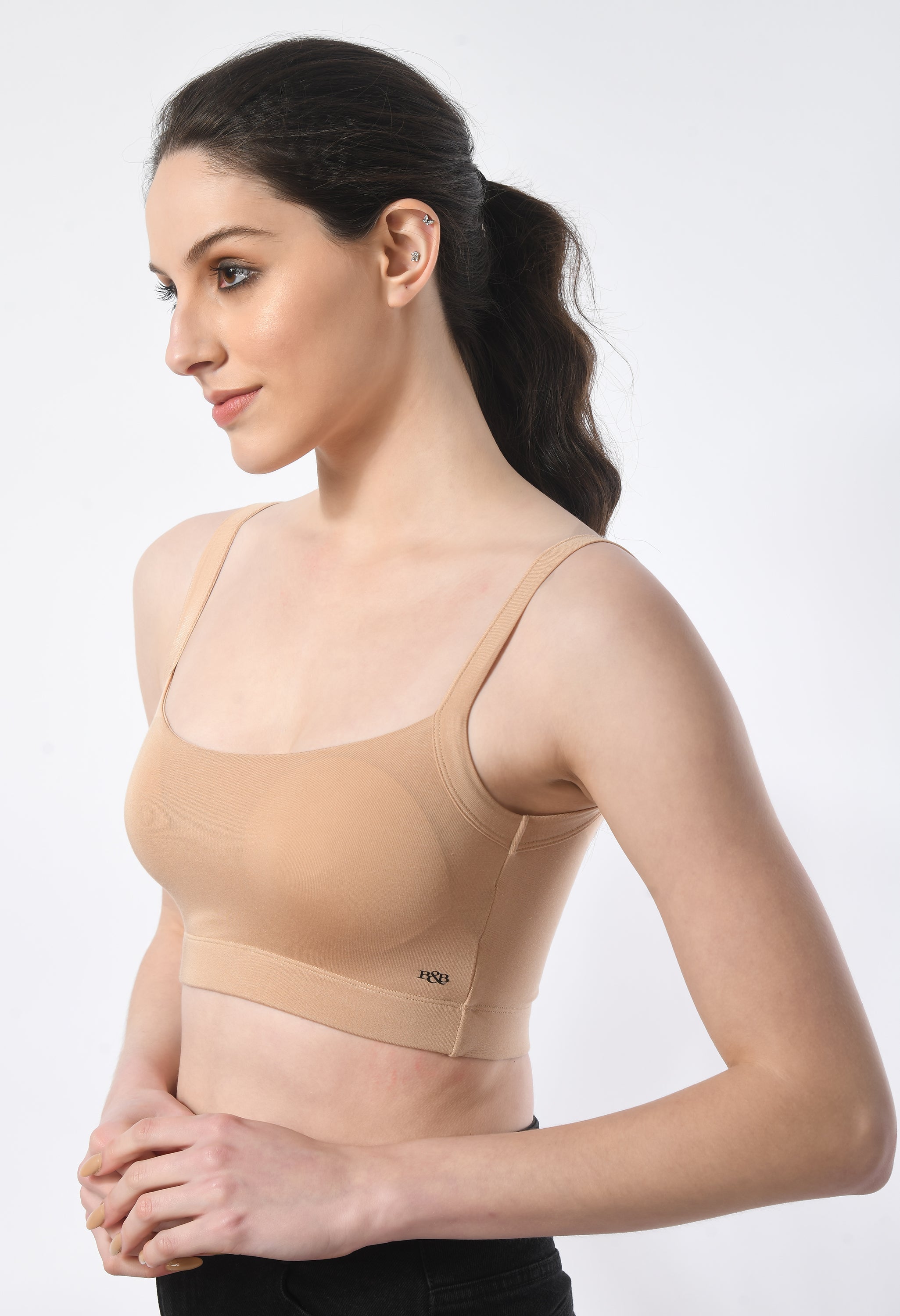 Wide Neck Bra # 8064