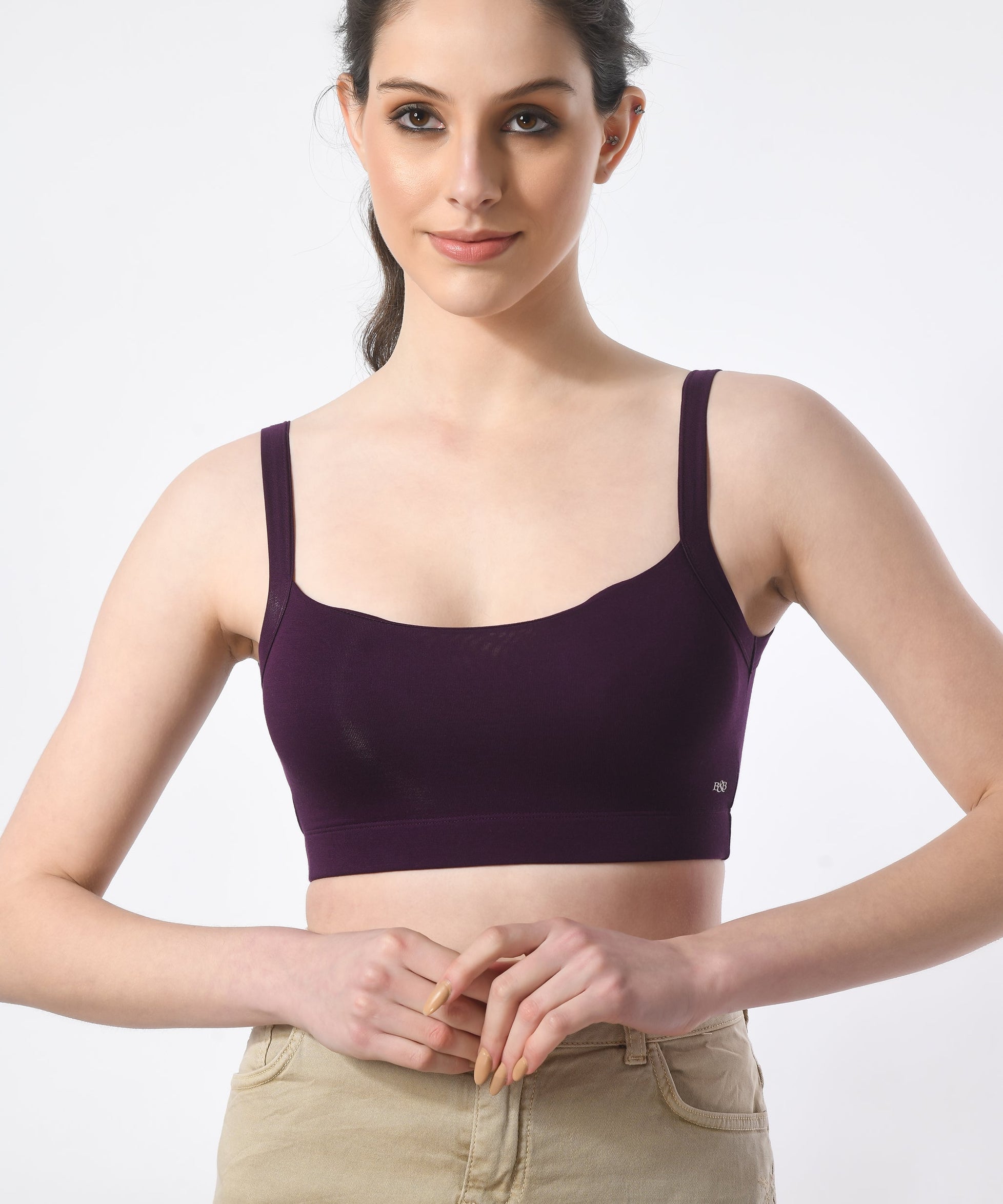 Wide Neck Bra # 8064