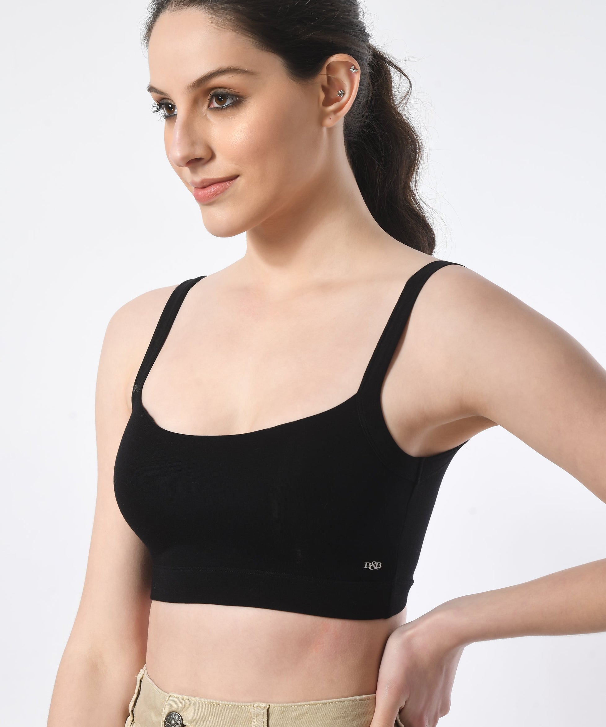 Wide Neck Bra # 8064