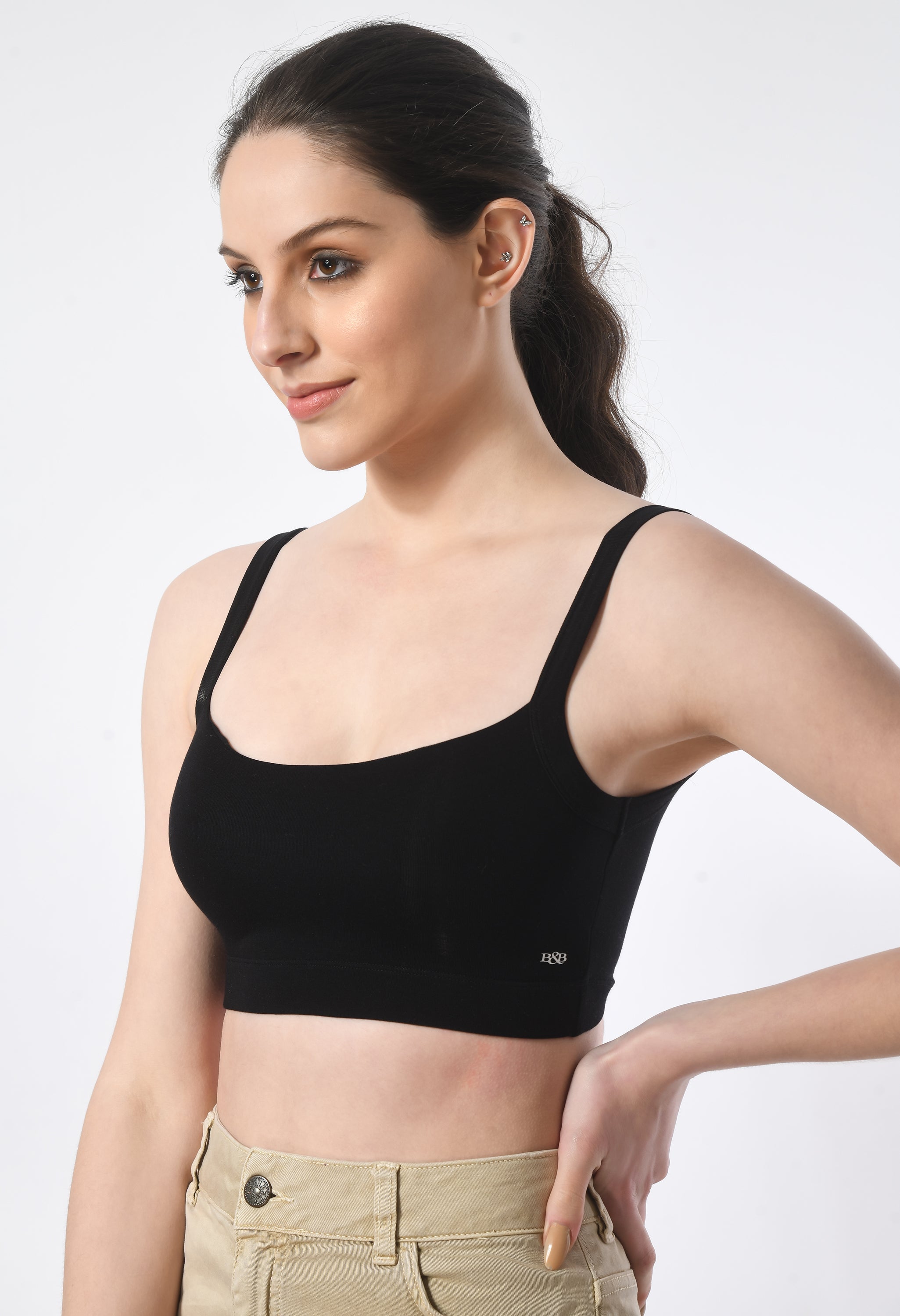 Wide Neck Bra # 8064