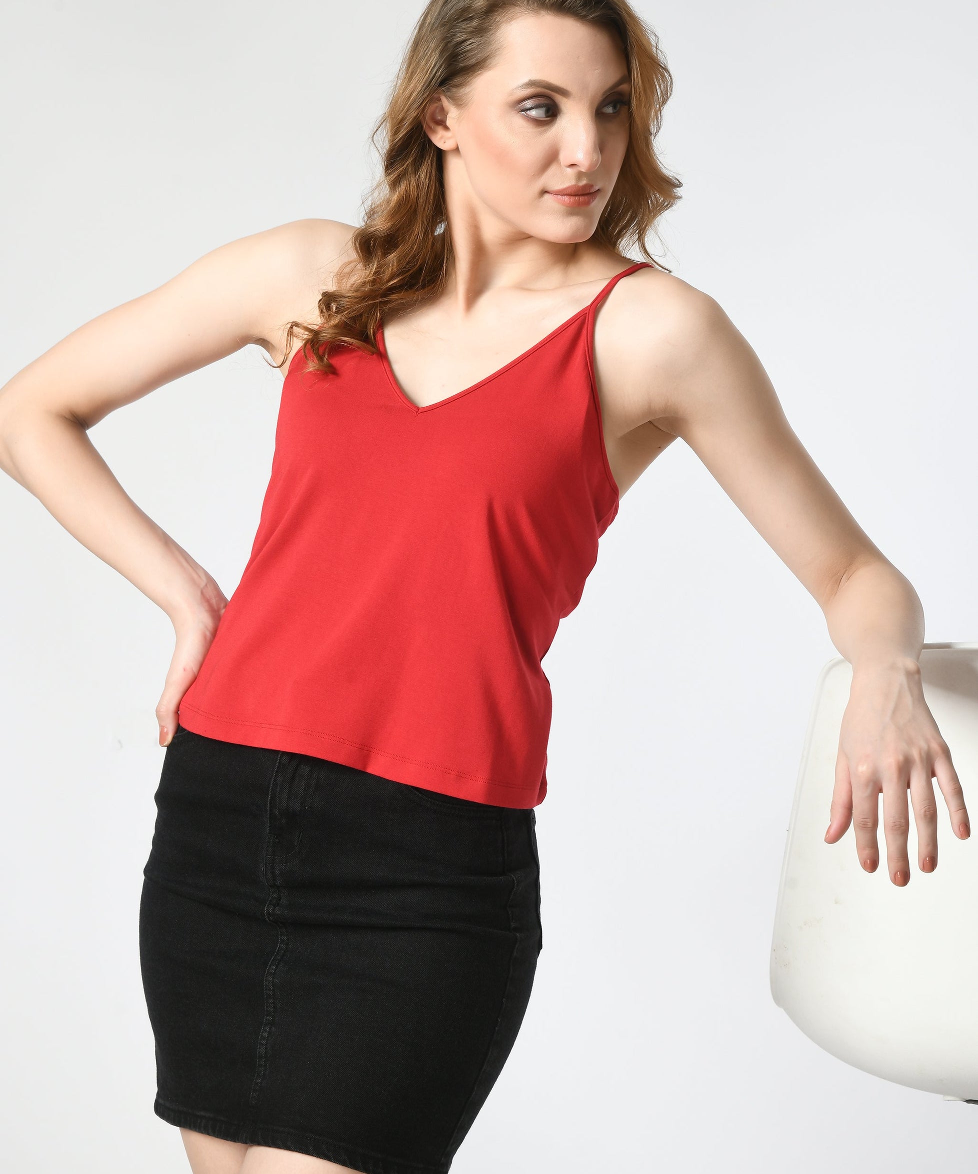 V Neck Cami  #4028
