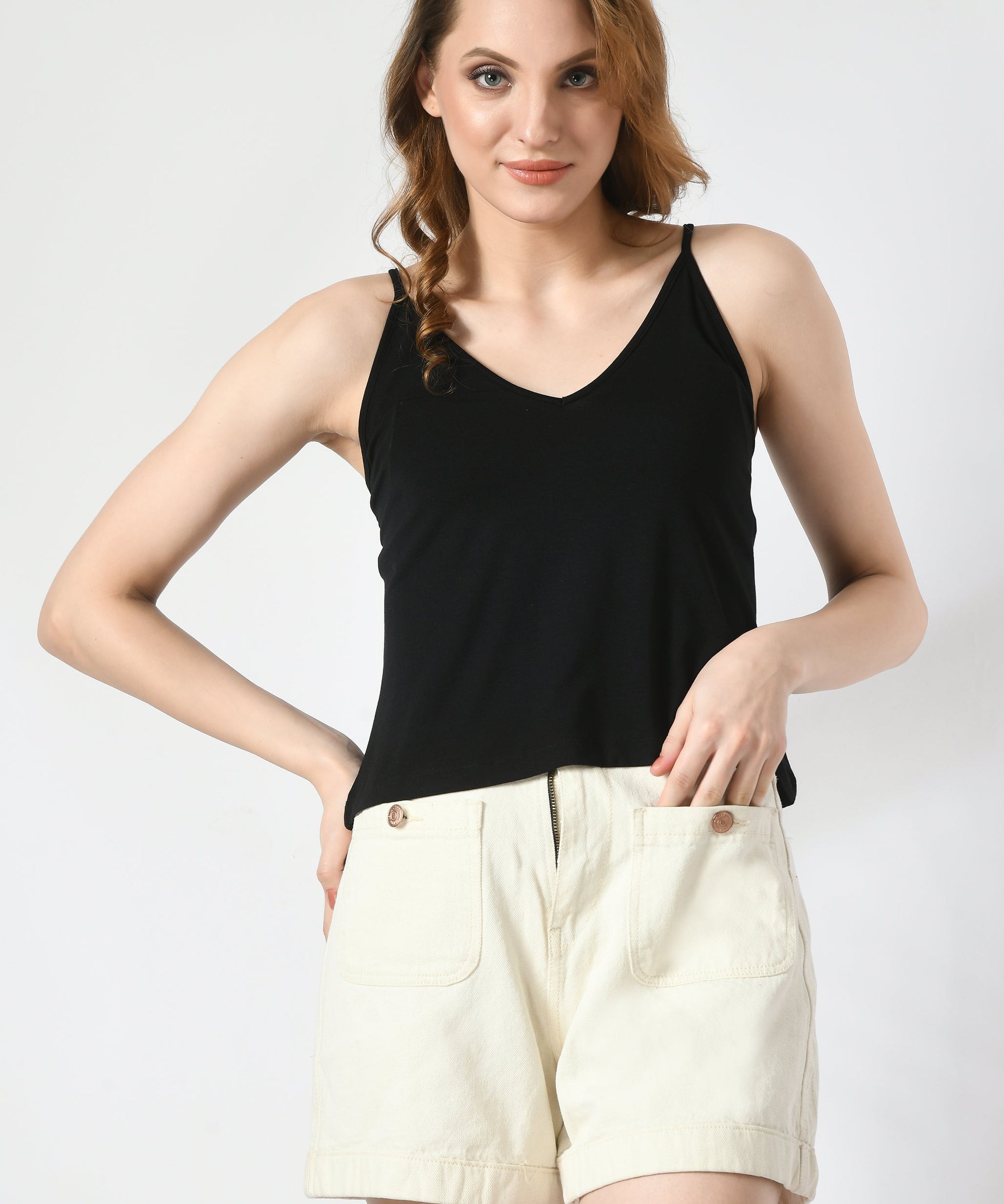 V Neck Cami  #4028
