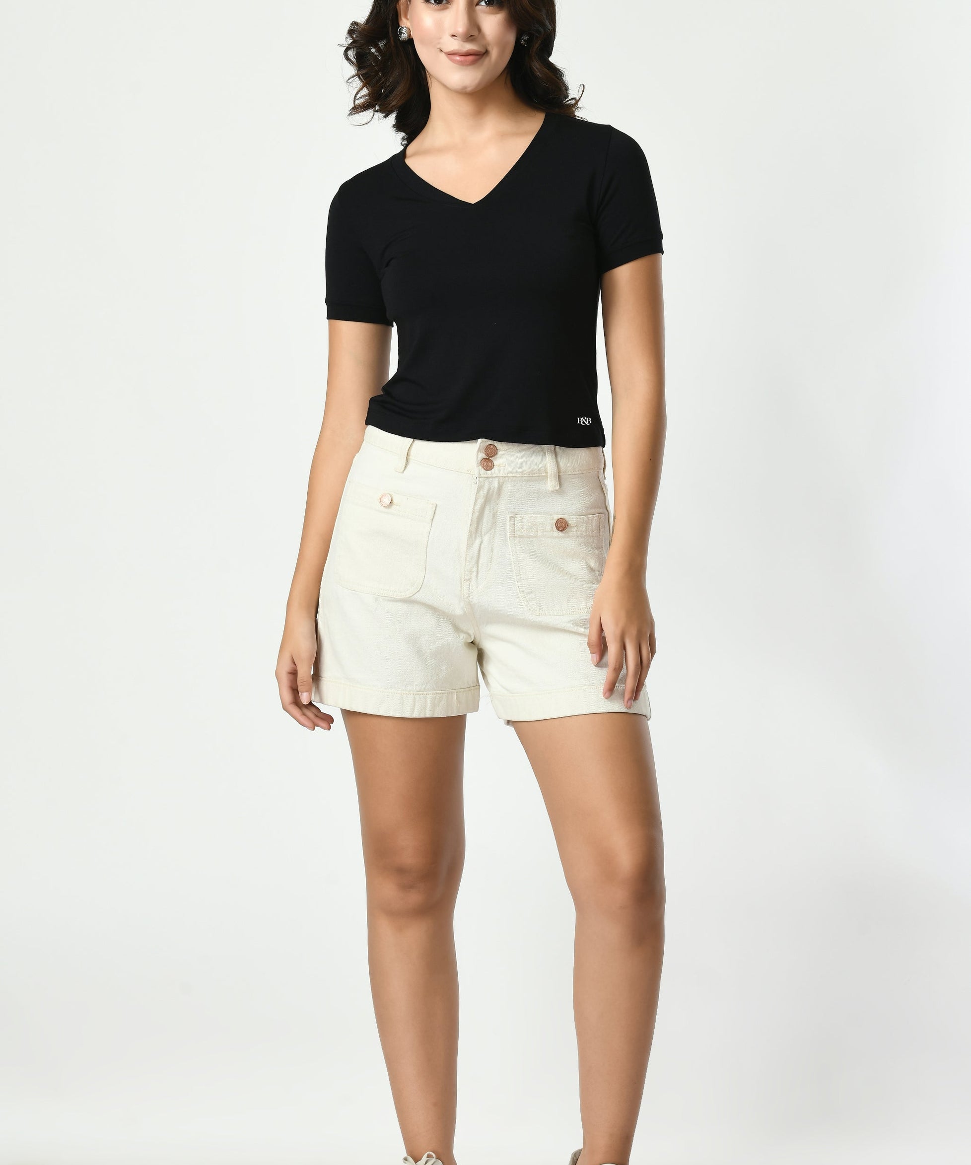 V- Neck T-Shirt  #6002