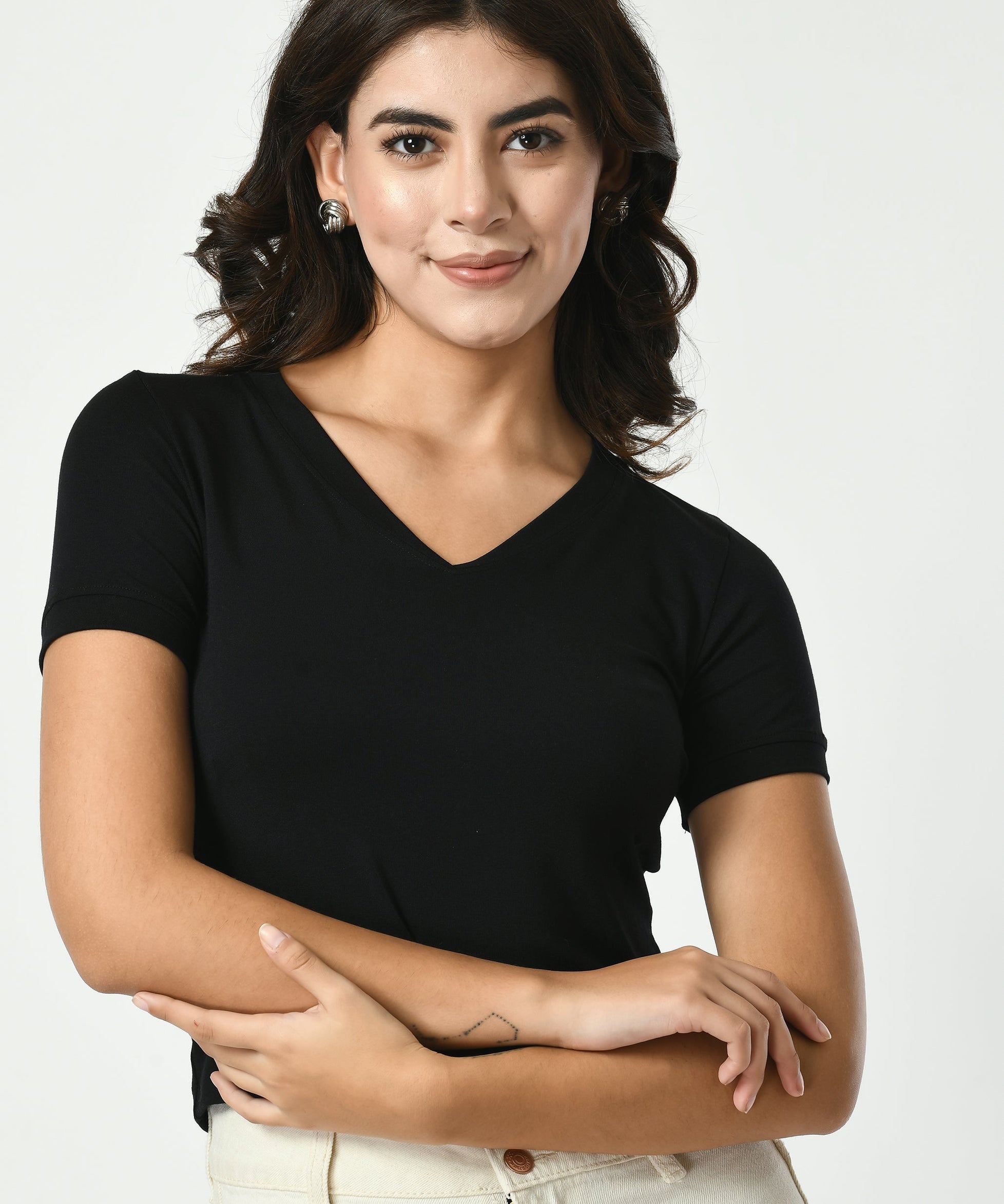 V- Neck T-Shirt  #6002