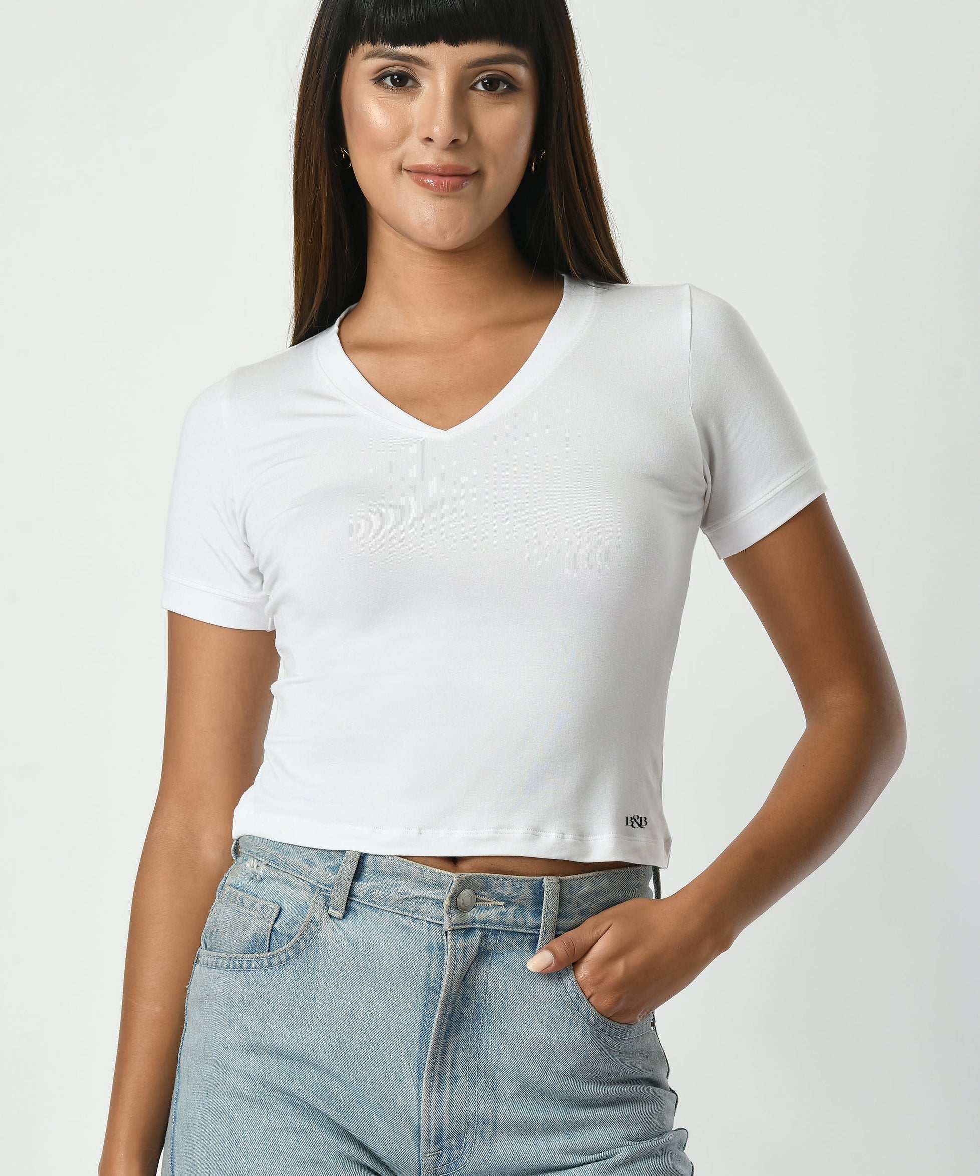 V- Neck T-Shirt  #6002