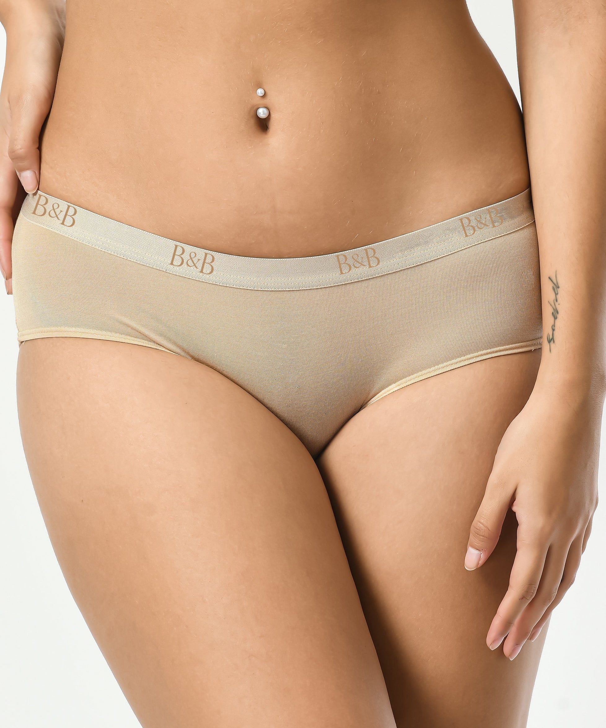Mid Waist Hipster Outer Elastic #2023