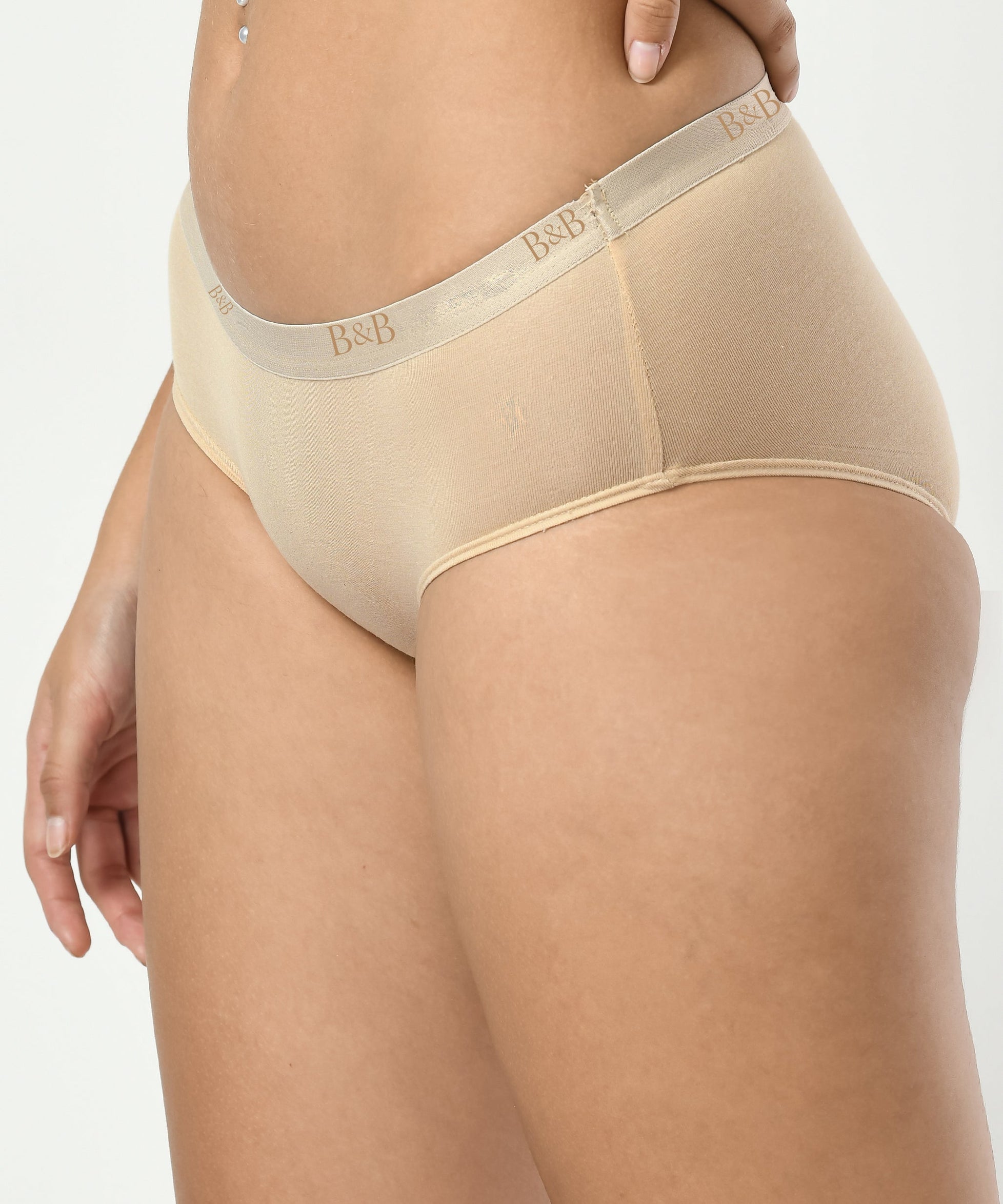 Mid Waist Hipster Outer Elastic #2023