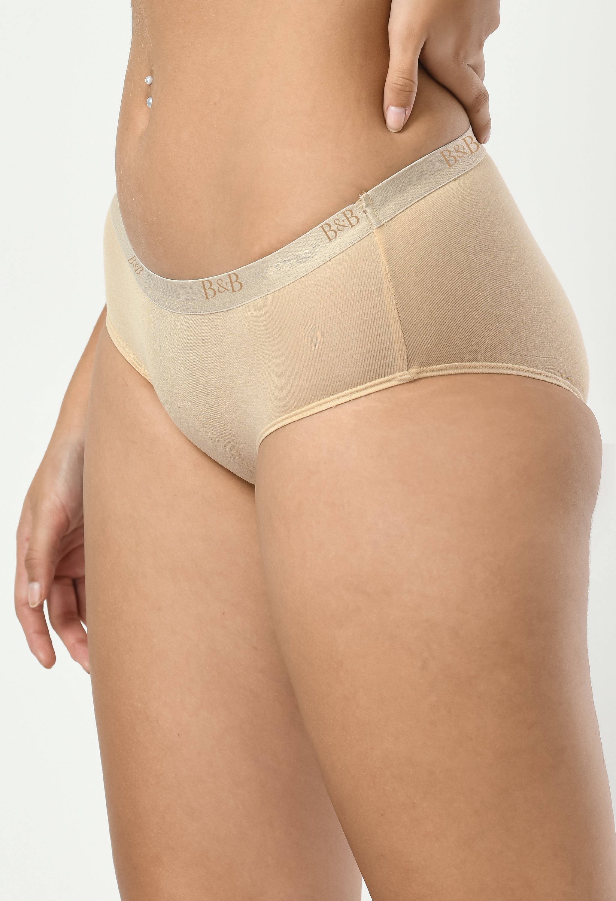 Mid Waist Hipster Outer Elastic #2023