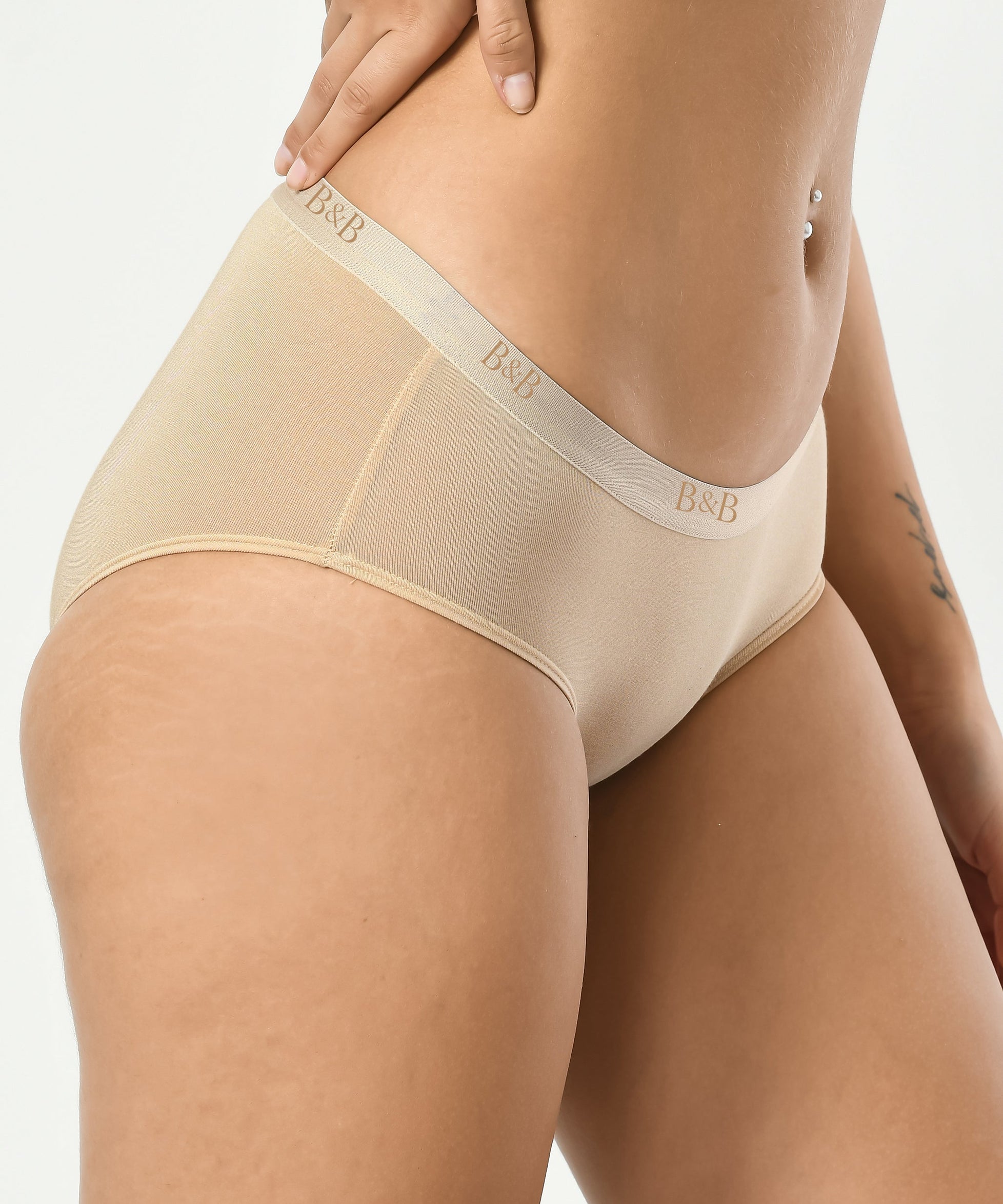 Mid Waist Hipster Outer Elastic #2023