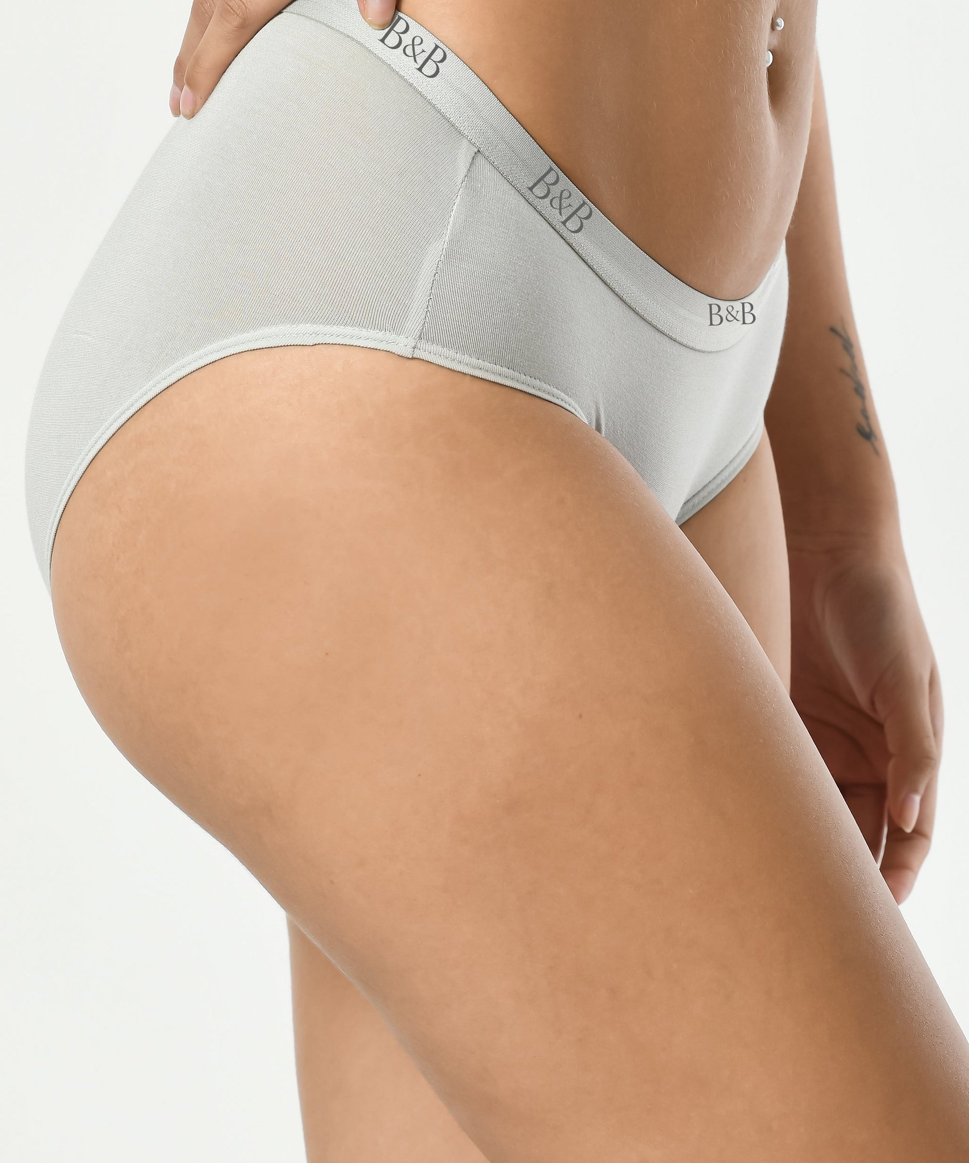 Mid Waist Hipster Outer Elastic #2023