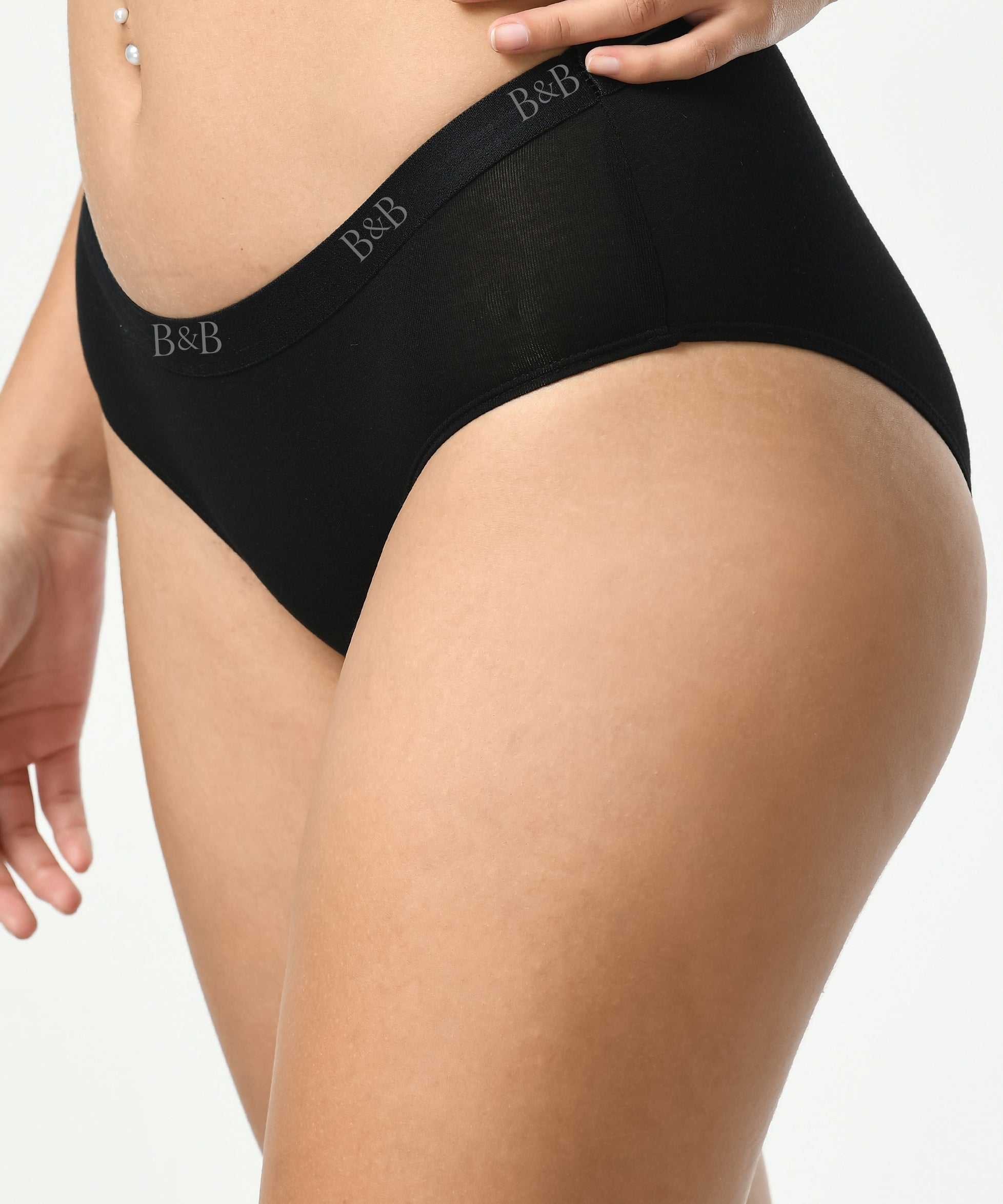 Mid Waist Hipster Outer Elastic #2023