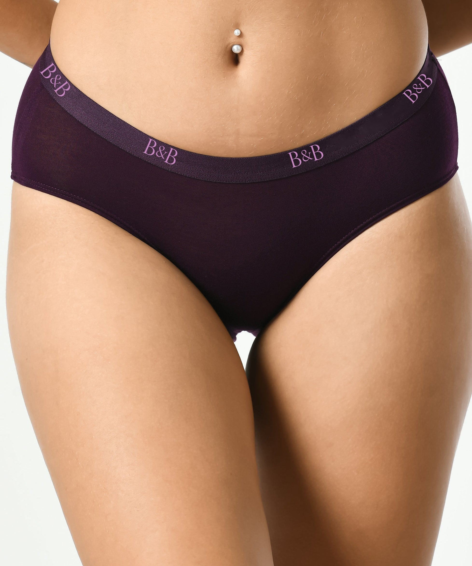 Mid Waist Hipster Outer Elastic #2023