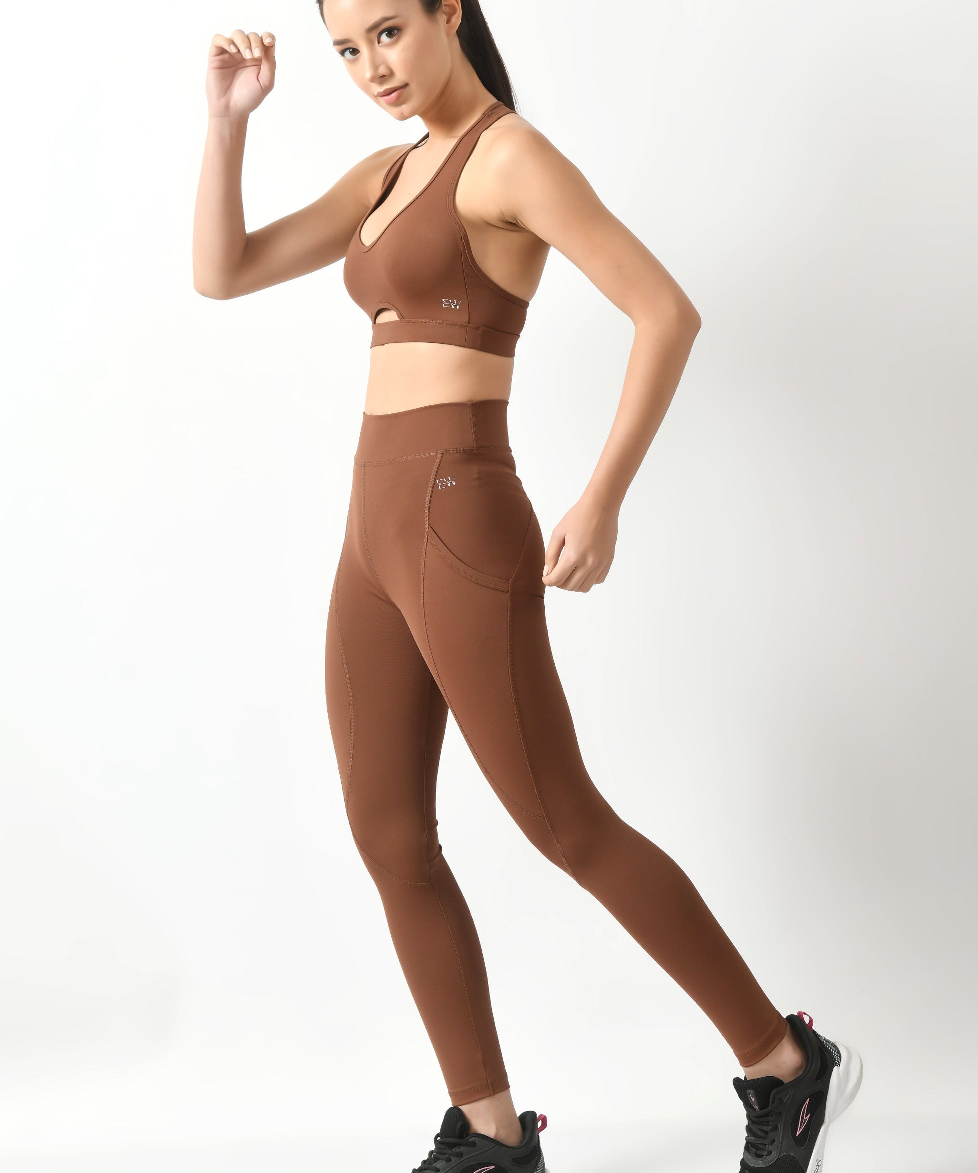 Leggings (Highwaist ankle length with pocket) # 1108