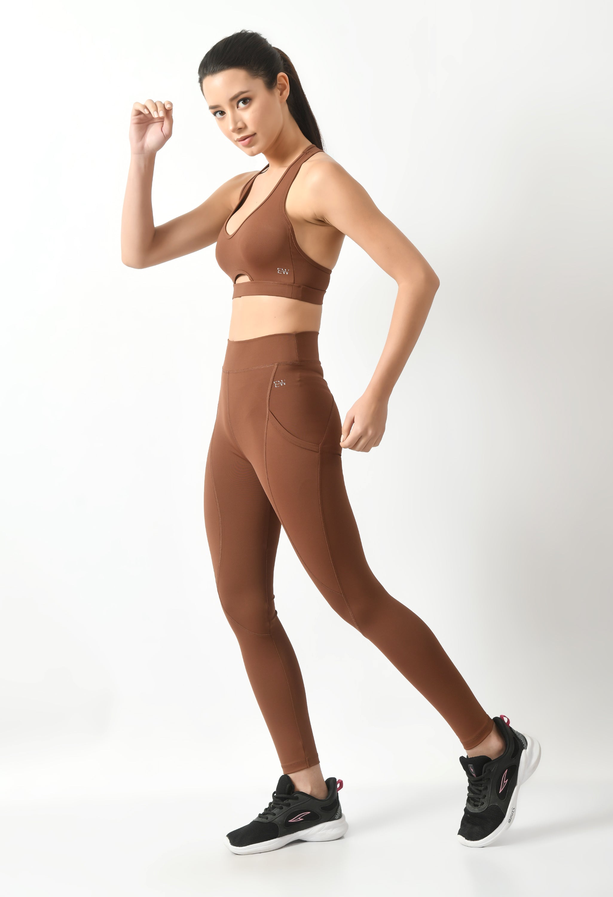 Leggings (Highwaist ankle length with pocket) # 1108