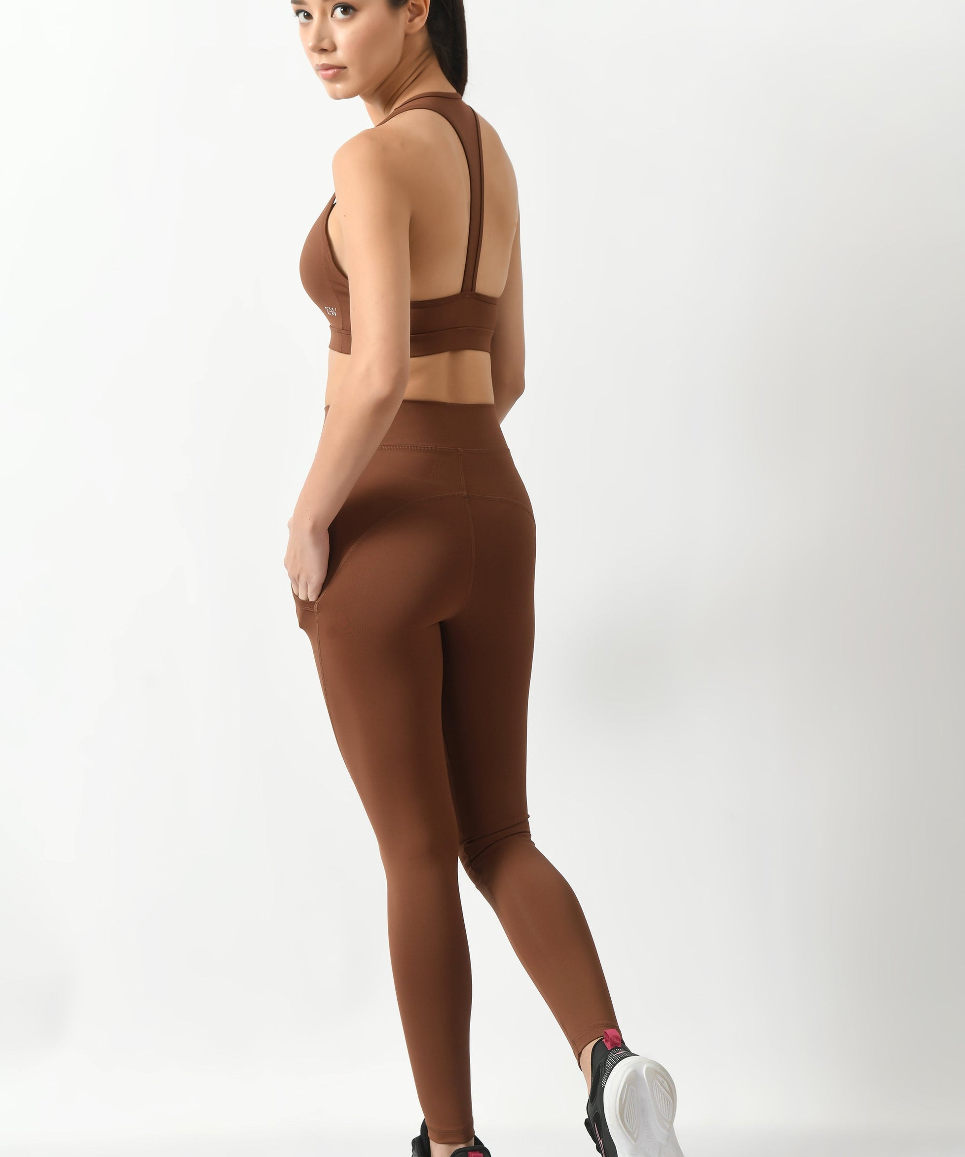 Leggings (Highwaist ankle length with pocket) # 1108