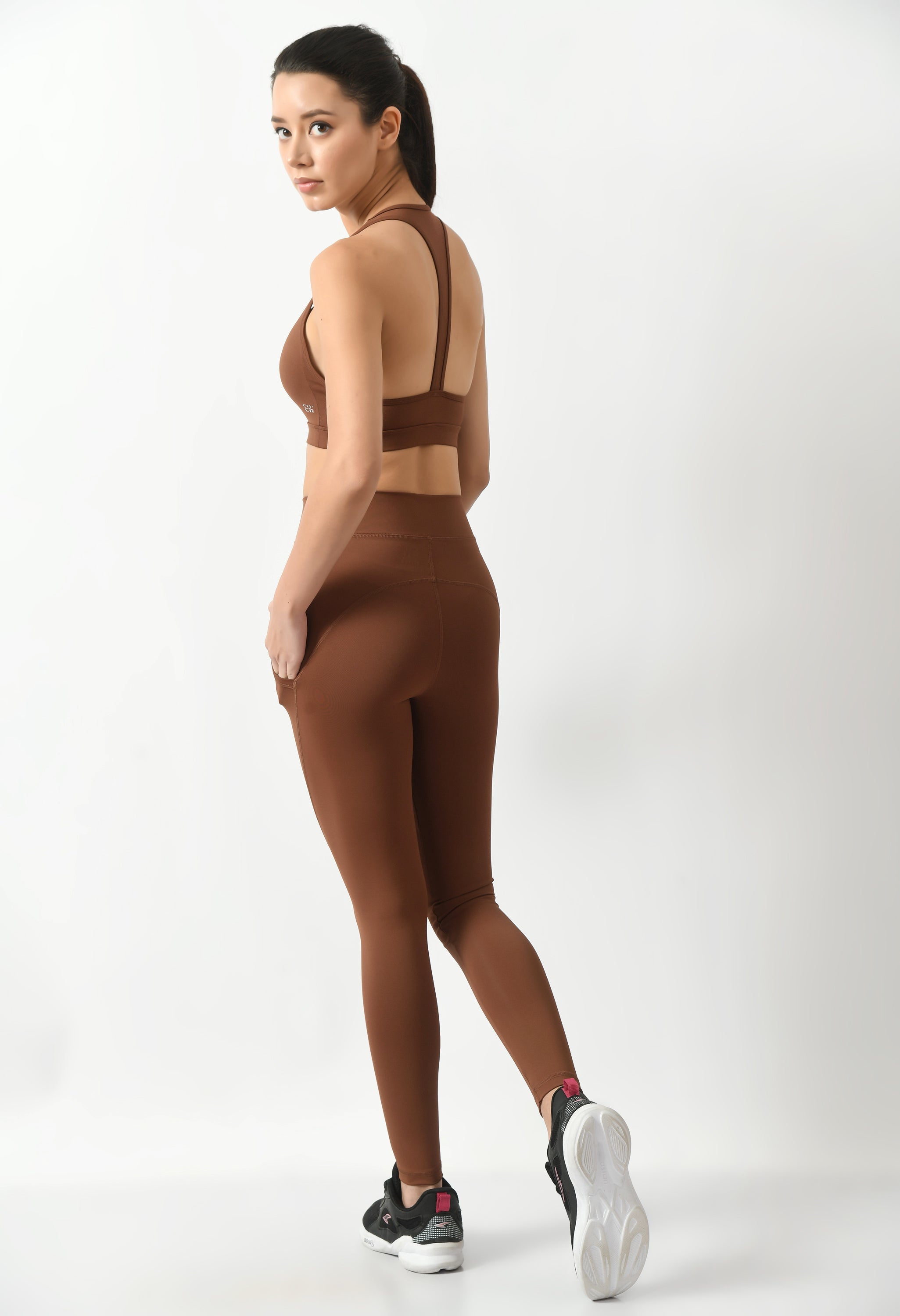Leggings (Highwaist ankle length with pocket) # 1108