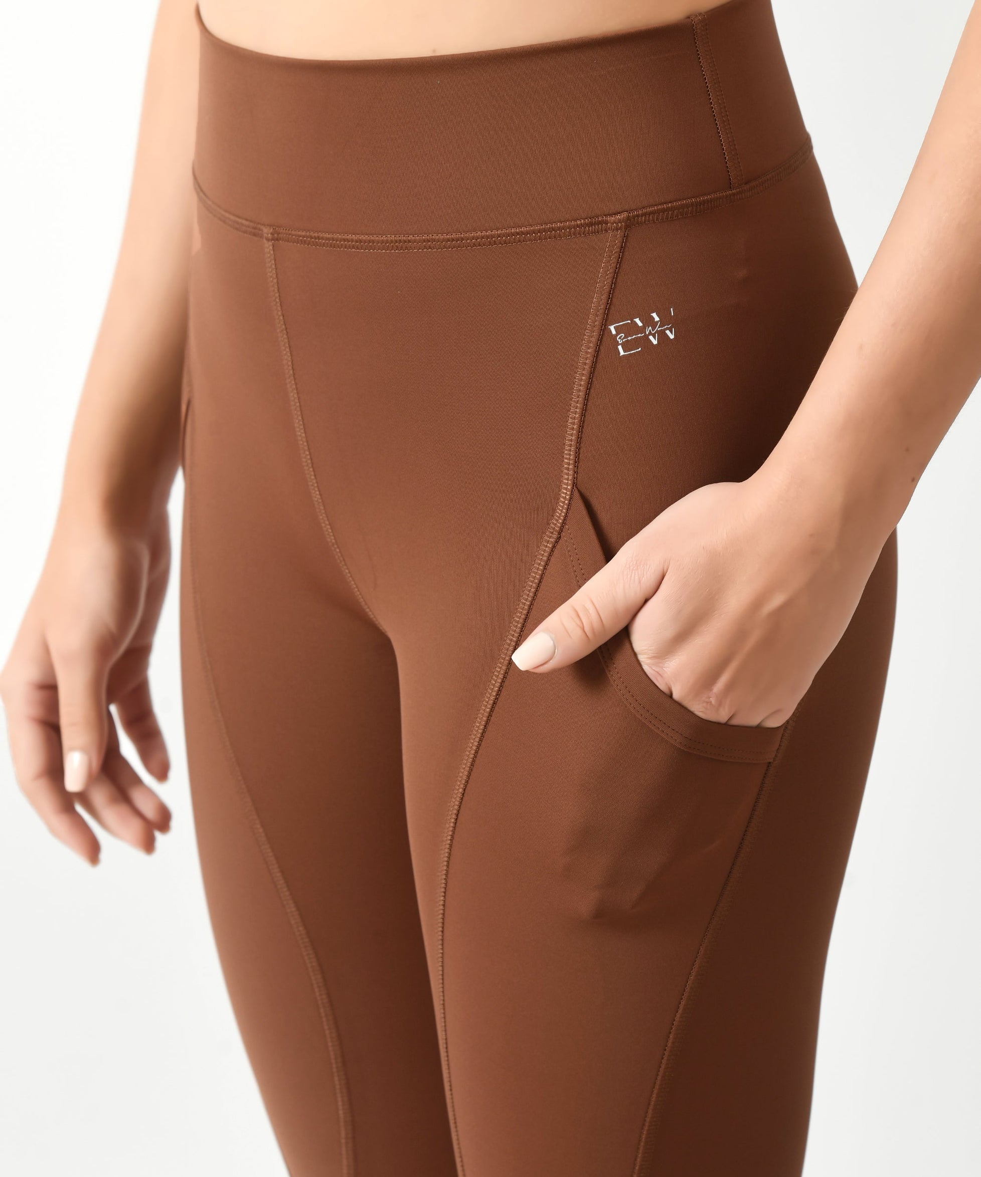 Leggings (Highwaist ankle length with pocket) # 1108