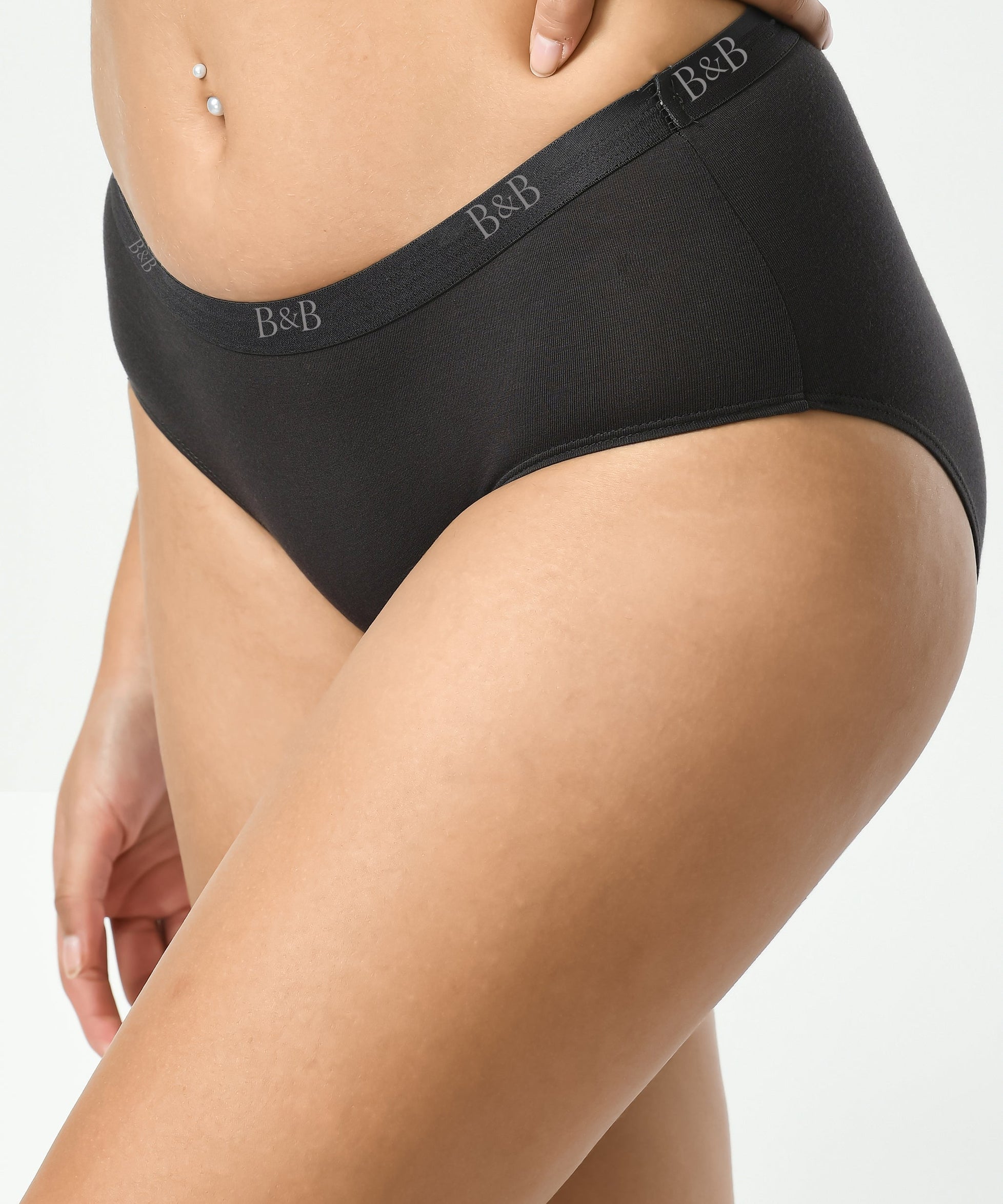 Mid Waist Hipster Outer Elastic #2023