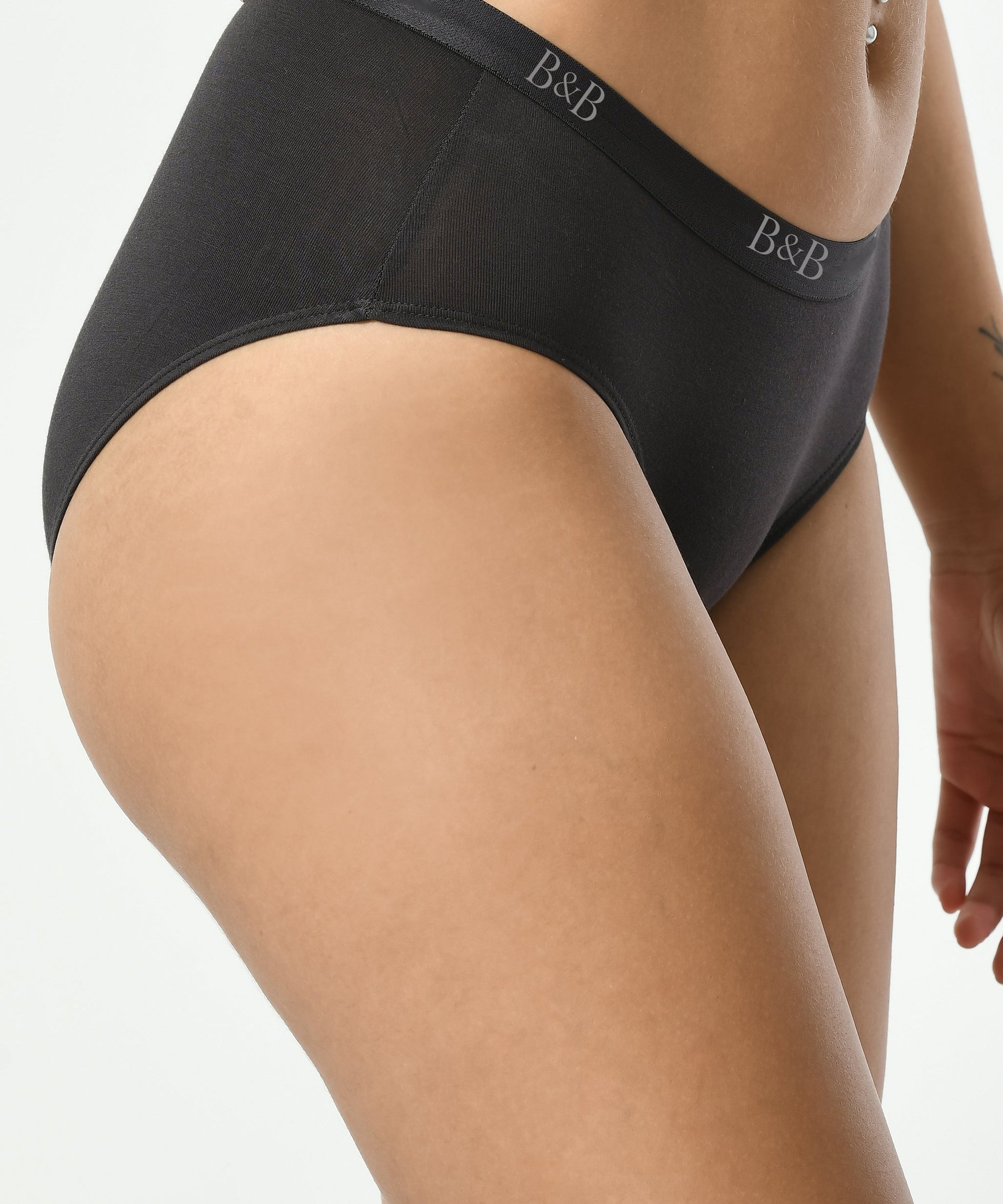 Mid Waist Hipster Outer Elastic #2023