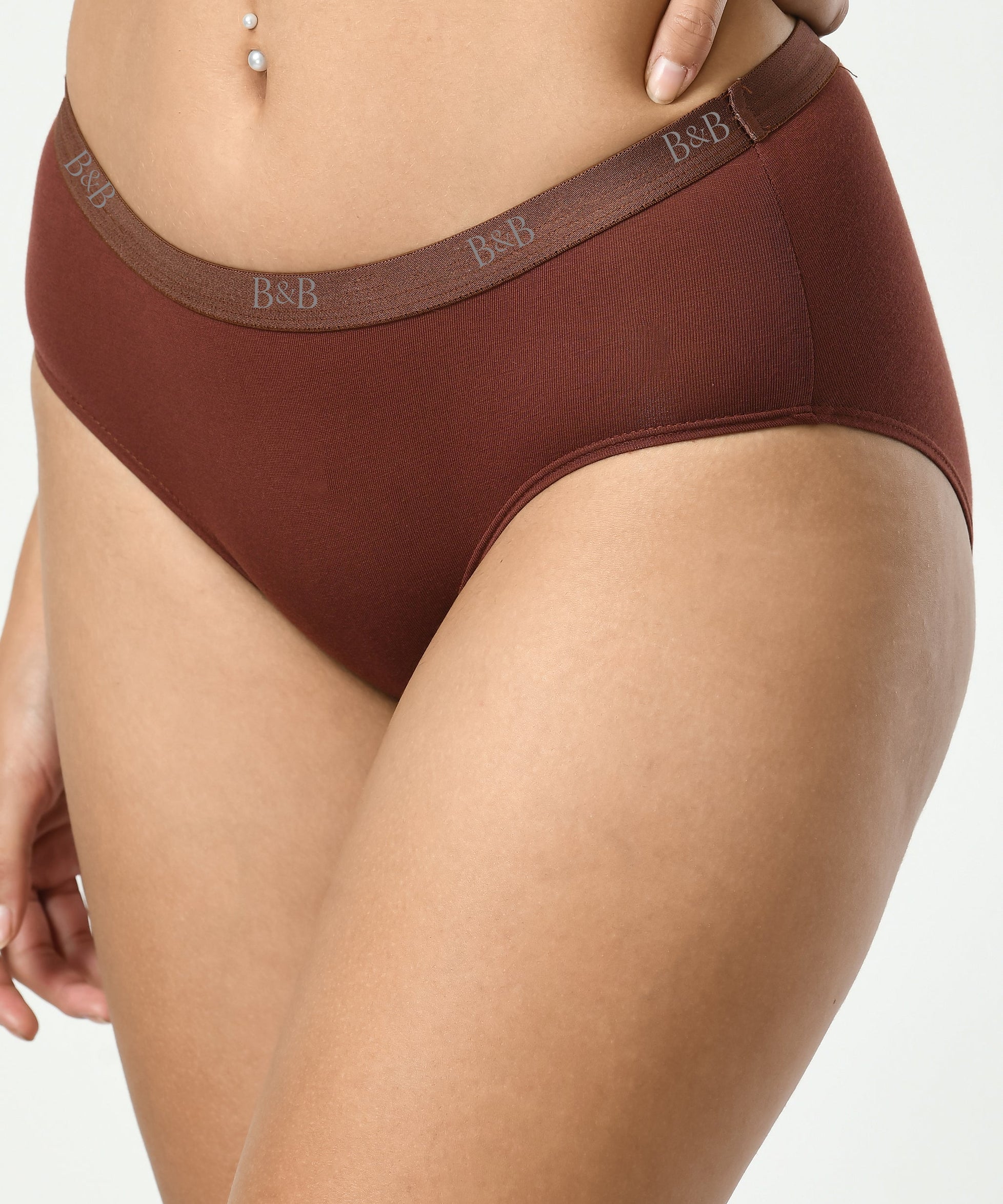 Mid Waist Hipster Outer Elastic #2023